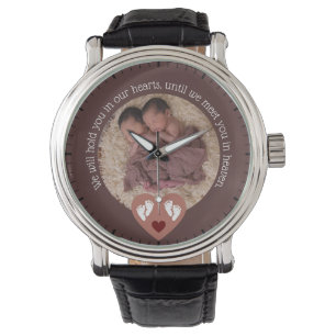 Twins Fehlwagenbaby Loss Memorial Stillgeborene Armbanduhr