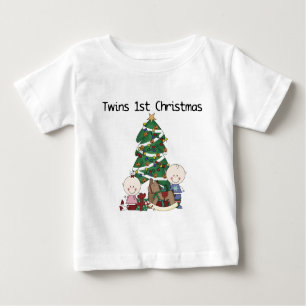 Twins First Christmas Tshirts und Geschenke