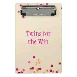Twins für die Win Multicolored Mini Klemmbrett