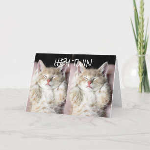 **TWINS FÜR MEINE ZWEI** AM **GEBURTSTAG** KARTE