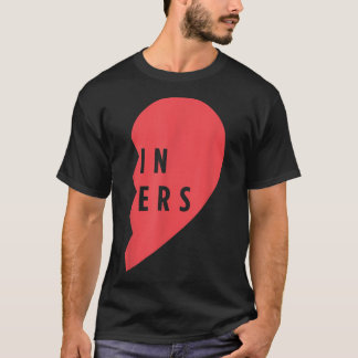 Twins Geschenk Twin Sisters Heart Matching Set 2 v T-Shirt