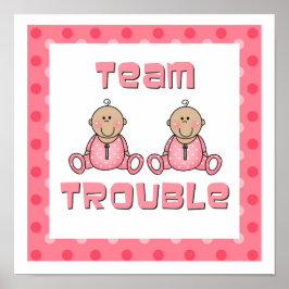Twins Girls Poster