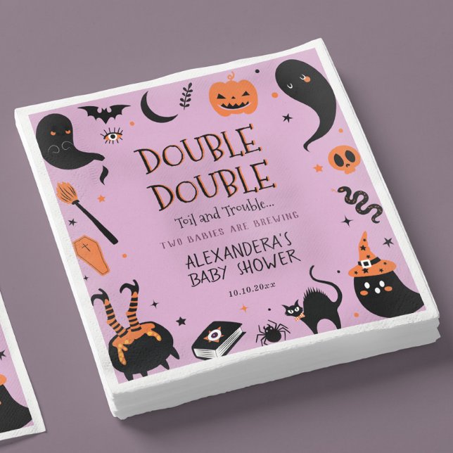 Twins Halloween Baby Dusche Serviette (Von Creator hochgeladen)