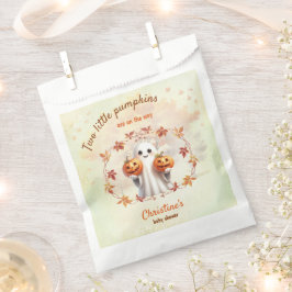 Twins Halloween Pumpkin Ghost Unisex Baby Dusche Geschenktütchen