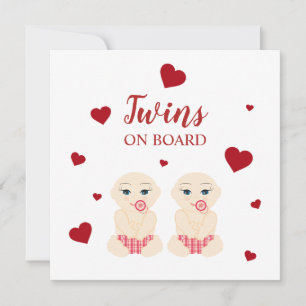 Twins Illustration im Netz Design