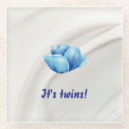 Twins in Bloom Glasuntersetzer