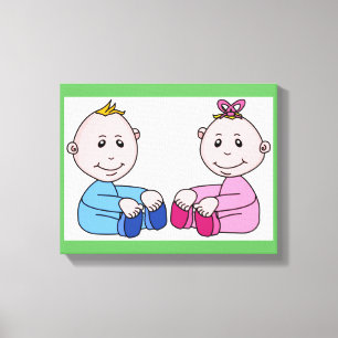 TWINS LEINWANDDRUCK