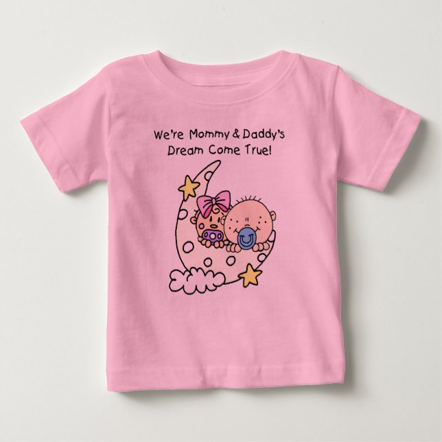 Twins Mommy and Daddy's Dream T - Shirt (Vorderseite)
