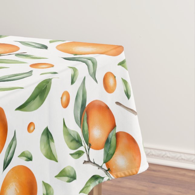 Twins Orange Baby Shower Tischdecke (Beispiel)