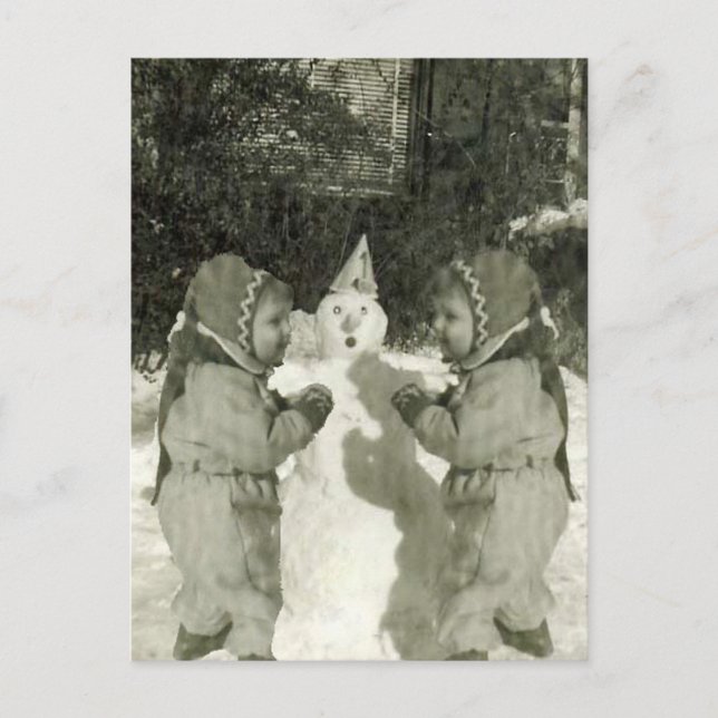 Twins Postcard Postkarte (Vorderseite)