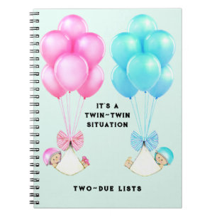 Twins Pregnancy Journal Notizblock
