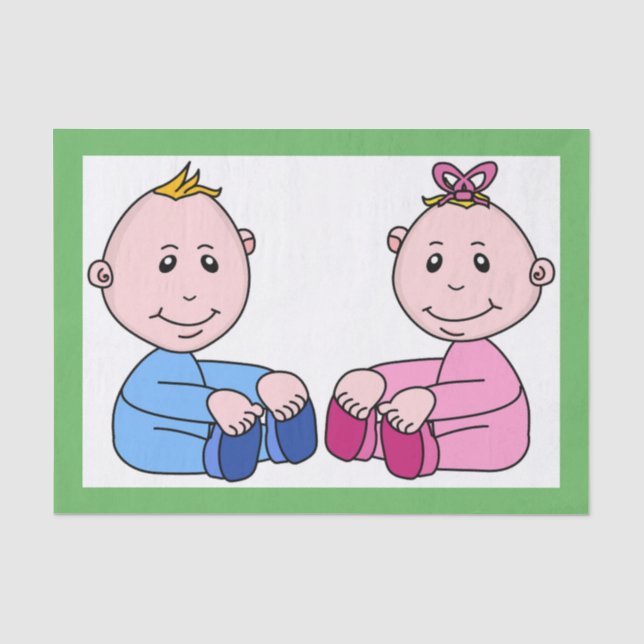 TWINS SEIDENPAPIER (Vorderseite)