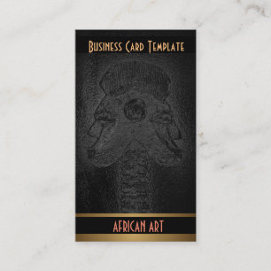 Twins Tribal African Art Visitenkarte