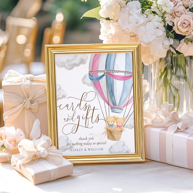 Twins We Can Bearly Wait Cards and Gifts Poster (Von Creator hochgeladen)