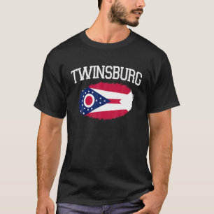 TWINSBURG OH OHIO Flag Vintag USA Sports Men Wome T-Shirt