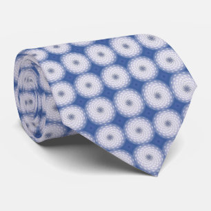 Twirl Pattern Dot in Blau Krawatte
