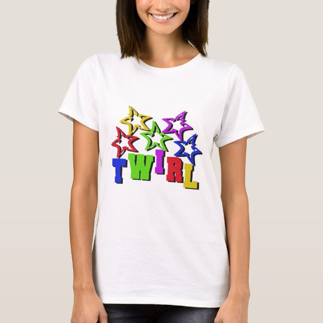 Twirl Stars T-Shirt (Vorderseite)