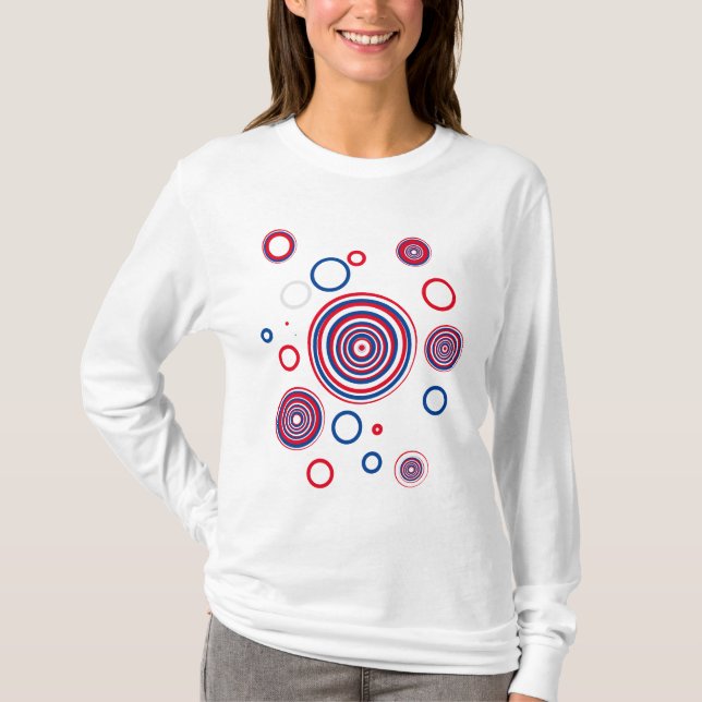 Twirley Circles T-Shirt (Vorderseite)