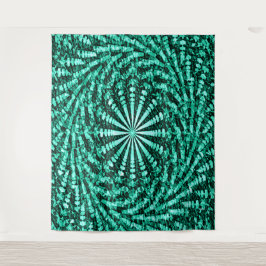 Twirlin' grün.... wandteppich