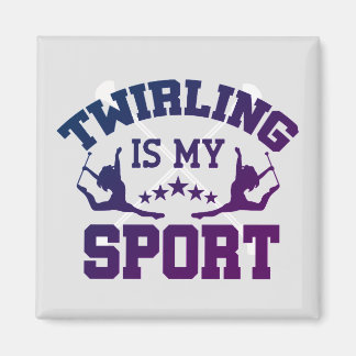 Twirling ist mein Sport Magnet