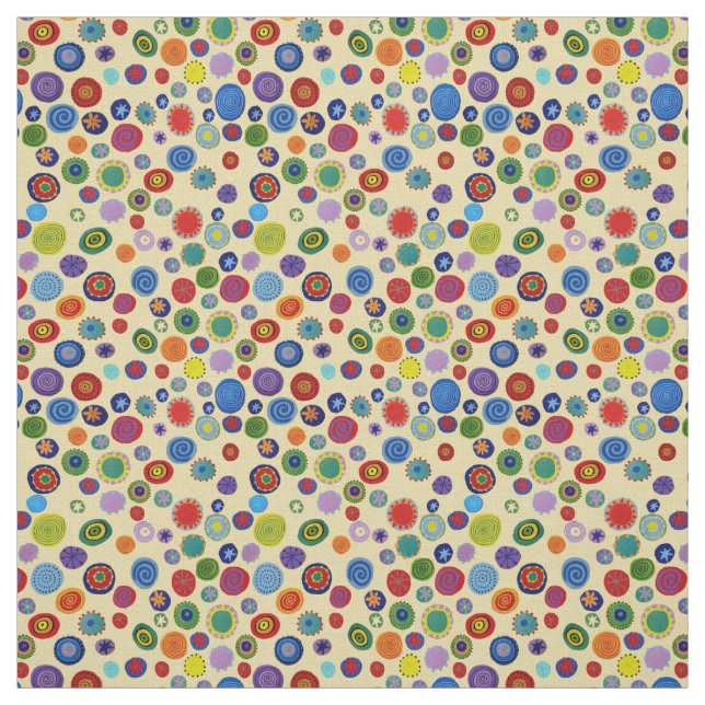 Twirr Party Dots Multicolor Stoff (Muster)