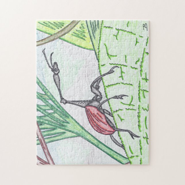 TWIS #blairsanimalcorner Giraffe Weevil Puzzle (Vertikal)