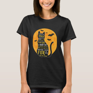 Twist The Bones Halloween-Katze T-Shirt