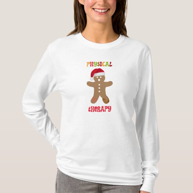Twisted Ankle Physical Therapy Weihnachten T-Shirt (Vorderseite)