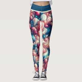 Twisted Cotton Candy Leggings