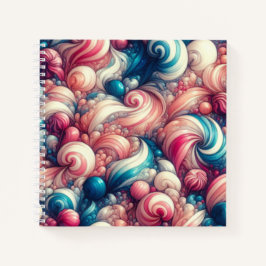Twisted Cotton Candy Notizbuch