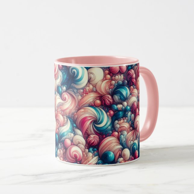 Twisted Cotton Candy Tasse (VorderseiteRechts)