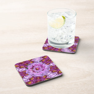 Twisted Dahlia Blume CORK UNTERSETZER Set 6