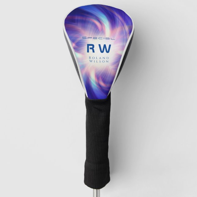 Twisted Effect Multicolors Personalisiert Golf Headcover (Vorderseite)