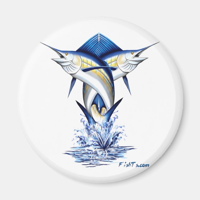 Twisted Marlins Jumping Magnet (Vorne)