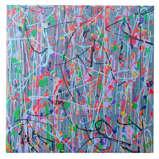 Twisted Sister 6 x 6 Keramiken Tile Fliese (Vorderseite)