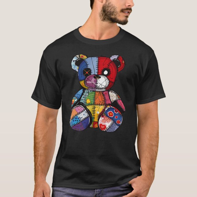Twisted Teddy Bear - Cute Horror T-Shirt (Vorderseite)
