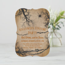 Twisted Tree Halloween-Einladung