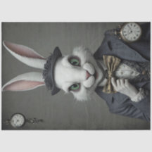 Twisted Wonderland - Creepy White Rabbit Decoupage