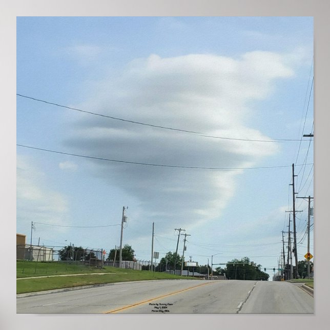 Twister Cloud-Bild Poster (Vorne)