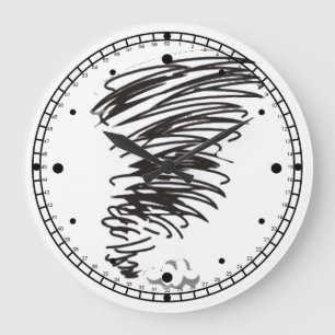 Twister Große Wanduhr