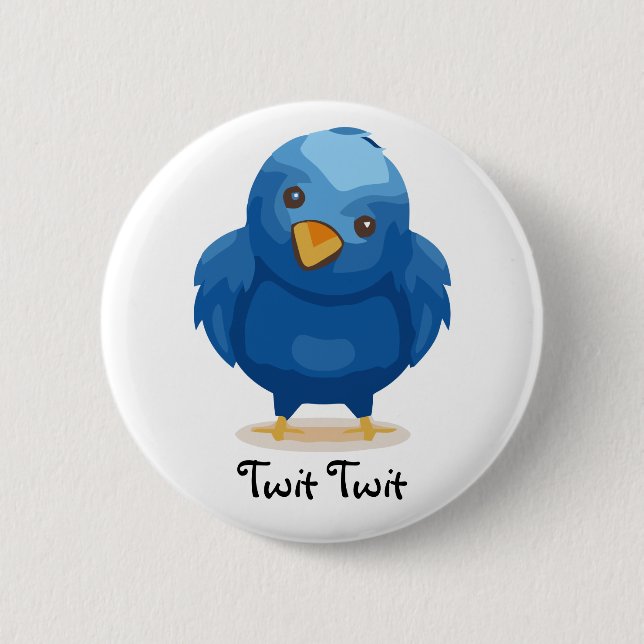 Twit Twit Knöpfe Button (Vorderseite)