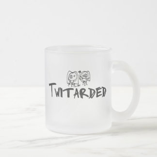 Twitarded Logo-mattierte Tasse