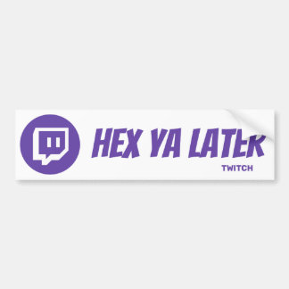 Twitch Tag Autoaufkleber