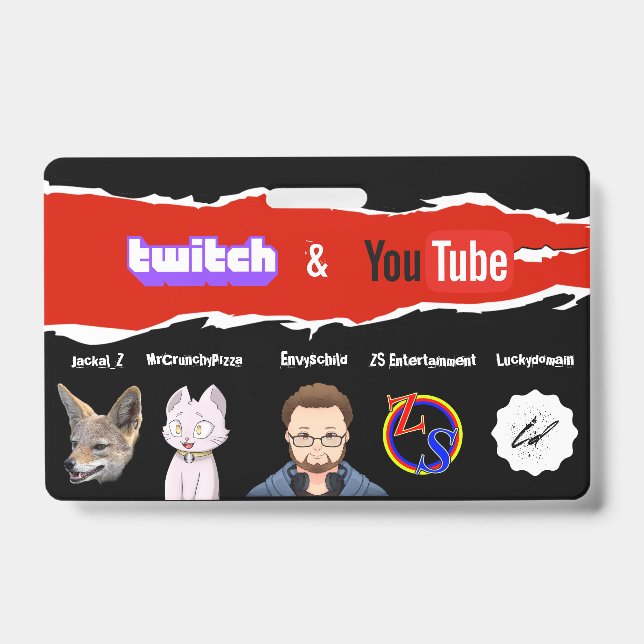 Twitch- und Youtube-Creator-Abzeichen(Jackal_Z)-Ab Ausweis (Vorderseite)