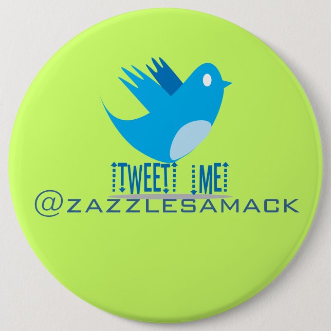 Twitter Bird folgen - Hintergrundfarbe auswählen Button (Vorderseite)