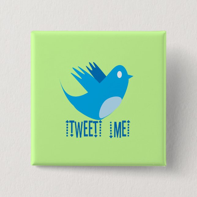 Twitter Bird folgen - Hintergrundfarbe auswählen Button (Vorderseite)