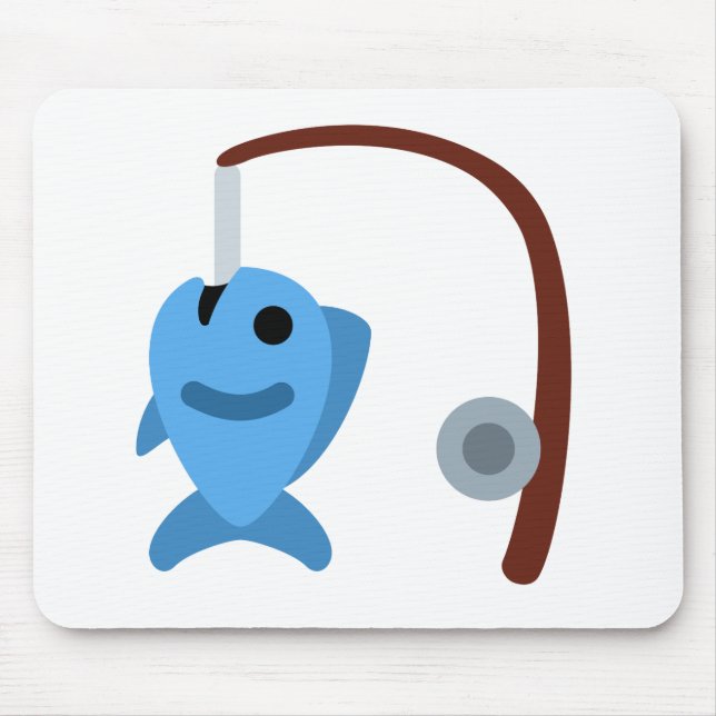 Twitter emoji - Fishing Mousepad (Vorne)