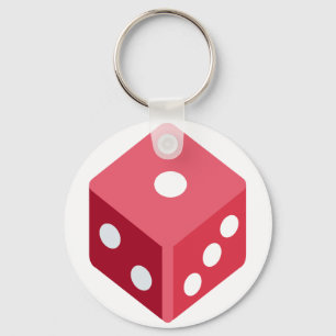 Twitter emoji - Red dice Schlüsselanhänger