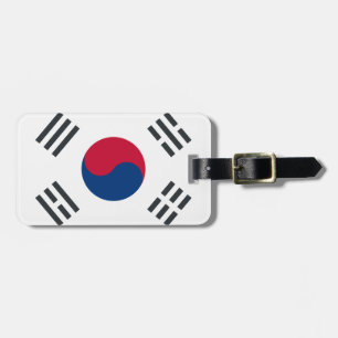 Twitter emoji - South Korea Flag Gepäckanhänger