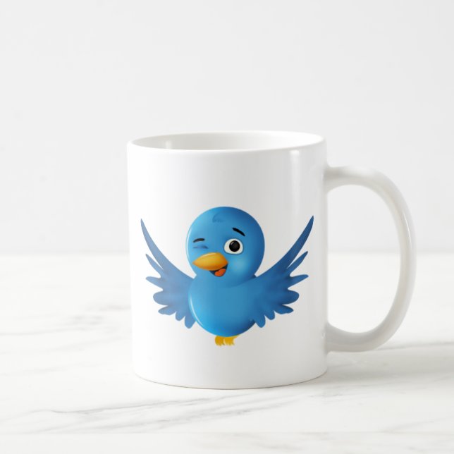 Twitter-Kaffeetasse Tasse (Rechts)